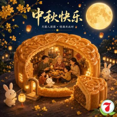 🌕 月亮每年都会圆，但一家人能够聚在一起，才是最难得的团圆。